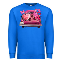 True Royal cancer truck back view Premium Sweatshirt - NancyCooperArtShop
