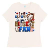 Bone i will always be your biggest fan baseball Ladies Tee - Zillion Design Studio