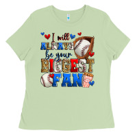 Matcha i will always be your biggest fan baseball Ladies Tee - Zillion Design Studio