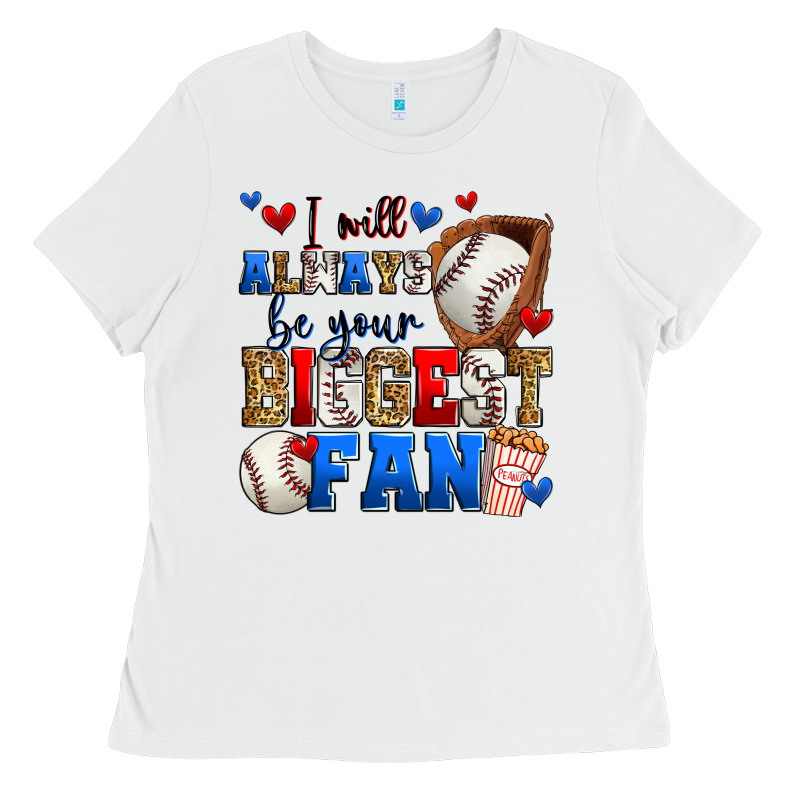 I Will Always Be Your Biggest Fan Baseball Ladies Tee by Zillion Design Studio | Teevron