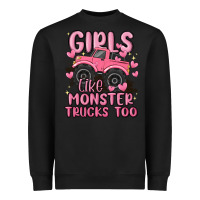Black girls like monster trucks too Heavyweight Sweatshirt - MaliasSmallBusiness