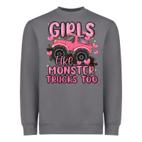 Storm girls like monster trucks too Heavyweight Sweatshirt - MaliasSmallBusiness