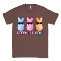 Chestnut peepin it real easter glitter Classic Tee - MaliasSmallBusiness