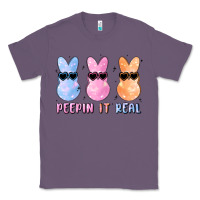 Lavender peepin it real easter glitter Classic Tee - MaliasSmallBusiness