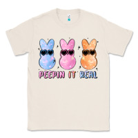 Natural peepin it real easter glitter Classic Tee - MaliasSmallBusiness