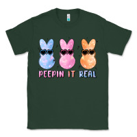 Sports Green peepin it real easter glitter Classic Tee - MaliasSmallBusiness