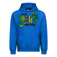 Cobalt One lucky mom St. Patrick's Urban Hoodie - OliviaCreatesArt
