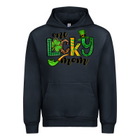 Navy One lucky mom St. Patrick's Urban Hoodie - OliviaCreatesArt