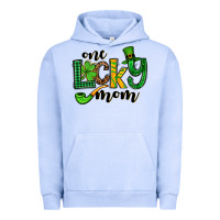 Pigment Grape Ice One lucky mom St. Patrick's Urban Hoodie - OliviaCreatesArt