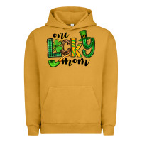Pigment Peanut Butter One lucky mom St. Patrick's Urban Hoodie - OliviaCreatesArt