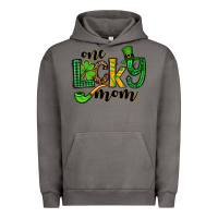 Pigment Tornado One lucky mom St. Patrick's Urban Hoodie - OliviaCreatesArt