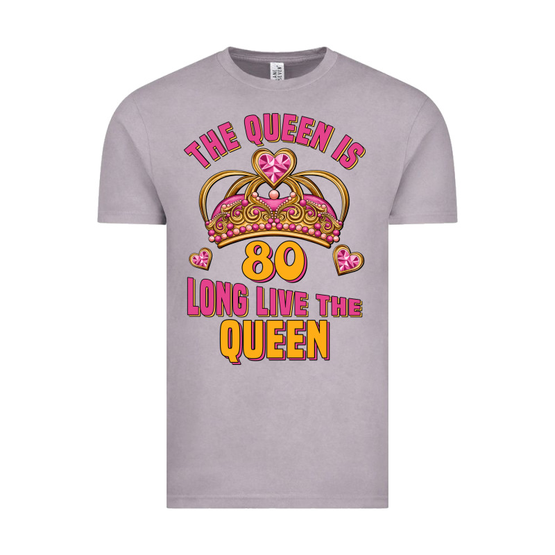 The Queen Is 80 Long Live The Queen Vintage Tee by Jasminsmagicworld | Teevron
