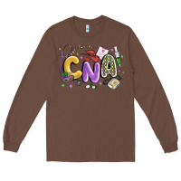 Chestnut cna mardi gras Long Sleeve Tee - MaliasSmallBusiness