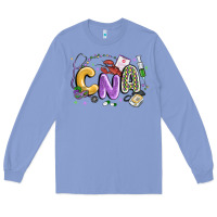 Colony Blue cna mardi gras Long Sleeve Tee - MaliasSmallBusiness