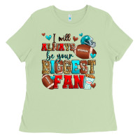 Matcha i will always be your biggest fan american footbal Ladies Tee - Zillion Design Studio