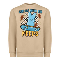 Mushroom skateboard bunny Heavyweight Sweatshirt - MaliasSmallBusiness