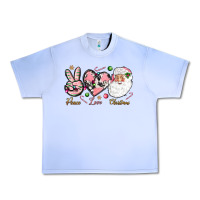 Grape Ice pink peace love christmas Urban Heavy Tee - NancyCooperArtShop