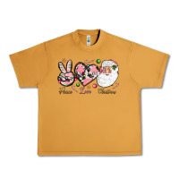 Peanut Butter pink peace love christmas Urban Heavy Tee - NancyCooperArtShop