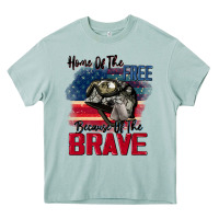 Arona Home of the free because of the brave 4th of july Heavy Core Tee - CowGirlArtShop