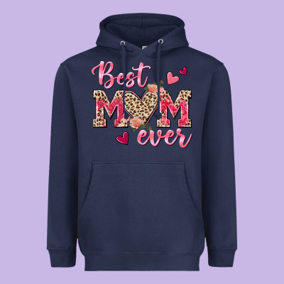 Best Mom Ever Heavyweight Hoodie Designed By Texasbilliewilder