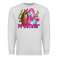 Previvor Breast Cancer Premium Sweatshirt | Teevron
