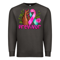 Smoke Previvor Breast Cancer Premium Sweatshirt - NancyCooperArtShop