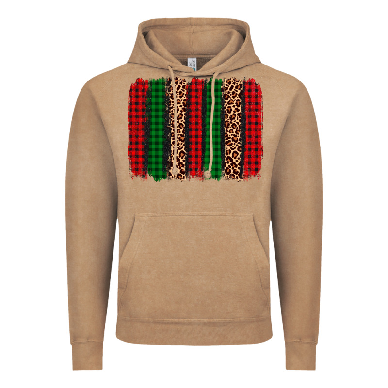 Christmas Glitter Leopard Brushstroke Vintage Hoodie by AdoDesignShop | Teevron