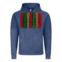 Vintage Denim christmas glitter leopard brushstroke Vintage Hoodie - AdoDesignShop