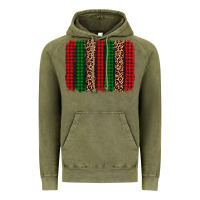 Vintage Olive christmas glitter leopard brushstroke Vintage Hoodie - AdoDesignShop