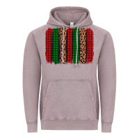 Vintage Zinc christmas glitter leopard brushstroke Vintage Hoodie - AdoDesignShop