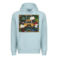 Blue Mist school bus back to school Premium Hoodie - texasbilliewilder