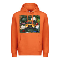 Carrot school bus back to school Premium Hoodie - texasbilliewilder