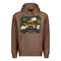 Chestnut school bus back to school Premium Hoodie - texasbilliewilder