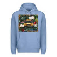 Colony Blue school bus back to school Premium Hoodie - texasbilliewilder