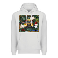 Dove Grey school bus back to school Premium Hoodie - texasbilliewilder