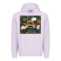 Lilac school bus back to school Premium Hoodie - texasbilliewilder