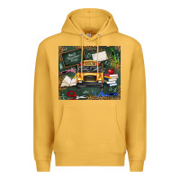 Mustard school bus back to school Premium Hoodie - texasbilliewilder