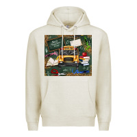 Oatmeal Heather school bus back to school Premium Hoodie - texasbilliewilder