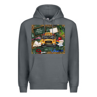 Rock school bus back to school Premium Hoodie - texasbilliewilder