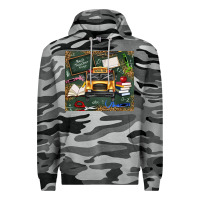 Slate Camo school bus back to school Premium Hoodie - texasbilliewilder