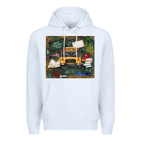 White school bus back to school Premium Hoodie - texasbilliewilder