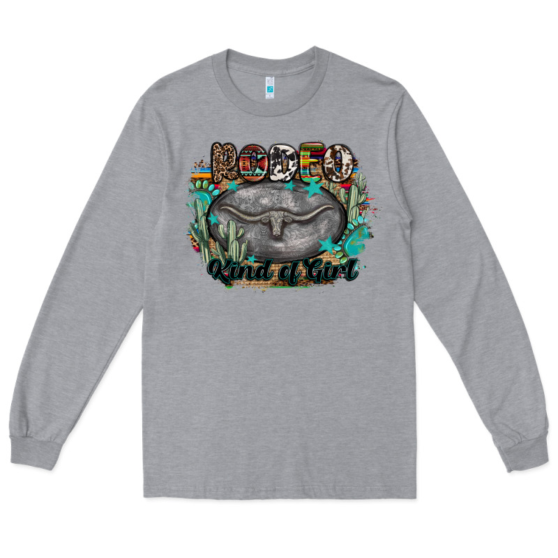 Rodeo Kind Of Girl Long Sleeve Tee by MaliasSmallBusiness | Teevron