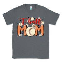 Charcoal Heather t ball mom Classic Tee - MaliasSmallBusiness