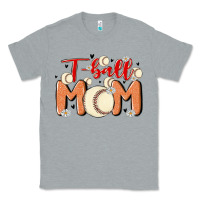 Heather Grey t ball mom Classic Tee - MaliasSmallBusiness