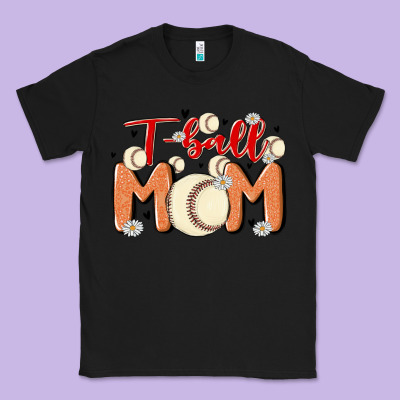 T Ball Mom Classic Tee Designed By Maliassmallbusiness