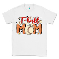 White t ball mom Classic Tee - MaliasSmallBusiness
