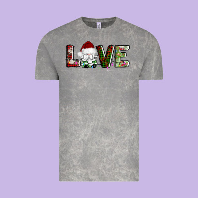 Love Christmas Gnome Vintage Tee Designed By Adodesignshop