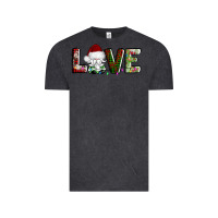 Vintage Black love christmas gnome Vintage Tee - AdoDesignShop