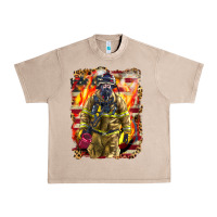 Firefighter Fire And American Urban Heavy Tee | Teevron