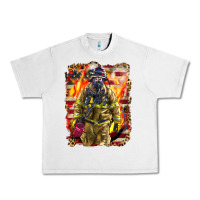 Lunar Rock Firefighter Fire And American Urban Heavy Tee - LillyAllenDesigns